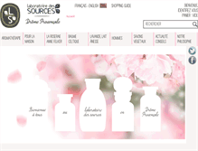 Tablet Screenshot of laboratoiredessources.com